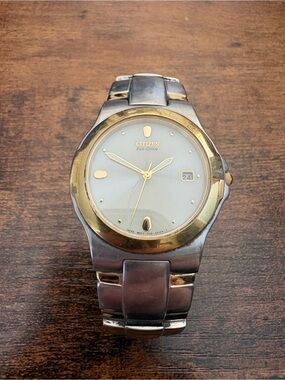 Citizen Two-Tone Silver and Gold Eco-Drive Watch